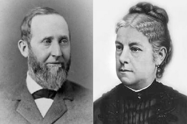 Library Founders, Jesse M. Smith and Mary E. Smith.